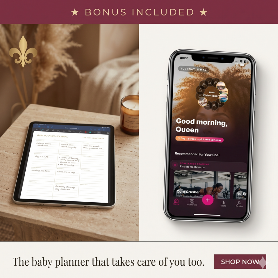 Nursery Planner & Memory Bundle | 15 Printable Baby & Newborn PDFs