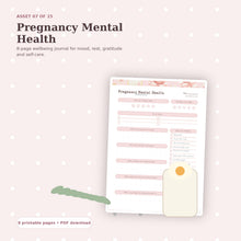 Pregnancy Mental Health journal mockup