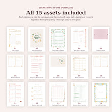 All 15 printable assets included in the Nursery Bundle