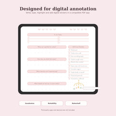 Pregnancy planner used in compatible PDF annotation apps