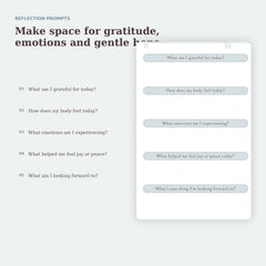Pregnancy reflection prompts for gratitude emotions and gentle hope